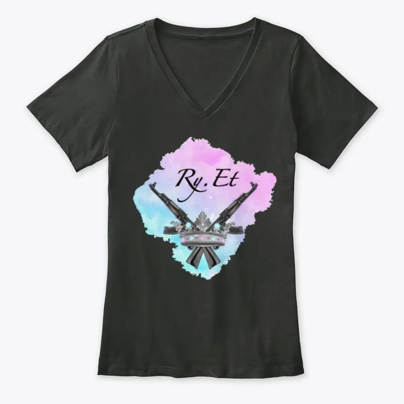 Premium Womens V-Neck Ry.Et Tee